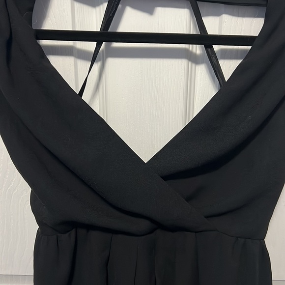 3/$20 Liz black halter  dress - Picture 2 of 6